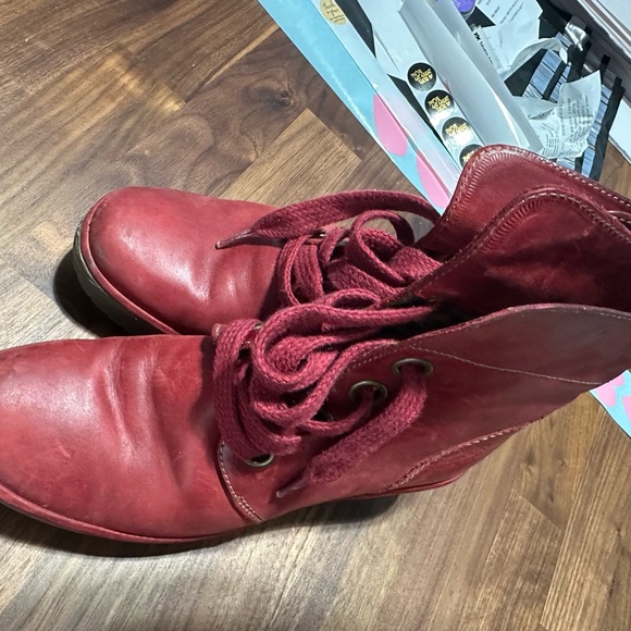 FLY LONDON leather wedge boots made in Portugal Excellent condition size 37 - Picture 6 of 15